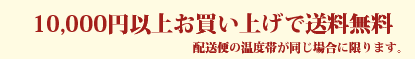 10,000円以上お買い上げで送料無料!(同一配送タイプに限ります)